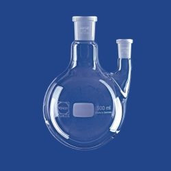 Round-bottom Flasks, Two-neck, Side Neck Parallel, C. Neck NS 29/32 Side Neck NS 14/23