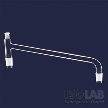 ISOLAB Distilling link, without condenser 350 mm, parallel form with jacked NS 14/23,