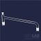   ISOLAB Distilling link, without condenser 350 mm, parallel form with jacked NS 14/23,