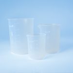 Griffin beakers,PFA,low form,cap. 250 ml embossed graduation