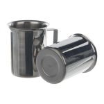 Bochem Beaker 500 ml, 18.10 steel with rim and spout