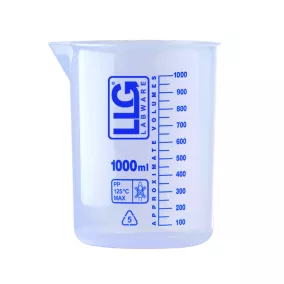   LLG főzőpohár 100 ml, alacsony forma, PPISO 7056 - 2 db-os kék kiszerelésben