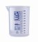   LLG-Beaker 25 ml, low form, PP ISO 7056 - blue scale pack of 2