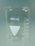   Beakers 100 ml, low form, boro 3.3 with division and spout pack of 10