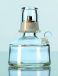  Spirit burner,soda-lime glass,cap. 100 ml with tubulature,without wick and socket pack of 10
