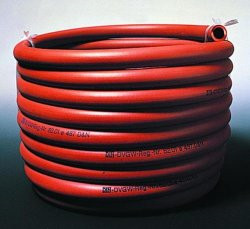 Tubing for gas burners ID 10mm without reinforcement and jacket, DIN DVGW -supplied per mtr. / max. 40 mtr. in one piece-
