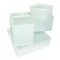 Freezer boxes,PE,with lid,cap. 1,0 ltrs 103x103x127 mm