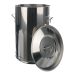   container 50 l without lid 550 x 350 mm, 18/8 steel lid no: 8354