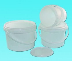 LLG-Packing buckets 1 l PP, with Lid with First Removal Seal
