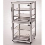   Bohlender Desiccator cabinet Maxi 2 glass-clear acrylic, two doors, two chambers each 560x580x1150mm outside