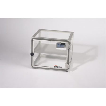 Sicco Mini 2 Basic desiccator cabinet, PC, transparent, 221x214x362 mm
