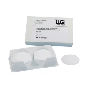   LLG-üveg mikroszálas szűrő 110 mm, 1,2 µm, kötőanyagmentes, 100 db-os csomag