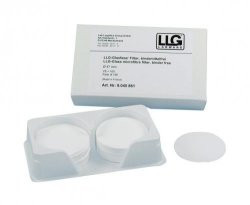 LLG-Glass microfibre filter 70mm 1.2 µm, binder free, pack of 100