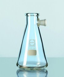 Filtering flasks with tubulature,DURAN® Erlenmeyer shape,cap. 500 ml