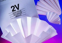 Grade 2V Qualitative Filter Paper Folded (Prepleated), 240 mm, pack of 100