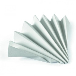 Filter papers,folded,qualitative,S+S 598 1/2 diam. 240 mm,pack of 100