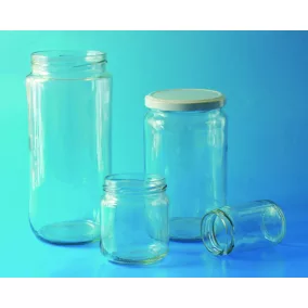   LLG széles nyakú üveg 105 ml, csavaros menettel, 48 mm-es nyílással, 12 db-os csomag