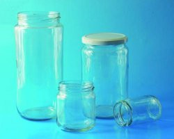 LLG-Wide-neck jar 375ml with twist-off thread opening 63mm, pack of 12