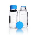   DURAN® YOUTILITY bottle 1000 ml clear, graduated, GL 45, with screw-cap and pouring ring (PP), pack of 4