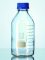   Laboratory bottle 3500 ml, clear glass GL45, with division, with cap and pouring ring