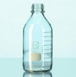   Laboratory bottle 150ml, plastic coated without cap and pouring ring GL 45, DURAN® Protect