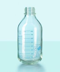 Laboratory bottle 250 ml, amber Pressure Plus, GL45, DURAN®, pressure resistant -1/+1,5 bar