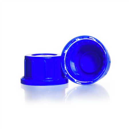 Screw caps,PP,blue,GL45 K
