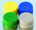 Screw cap PP, GL 45, yellow, with lip seal