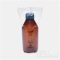   Narrow neck bottle 500 ml, PP GL 45, with screw-cap, amber pack of 100