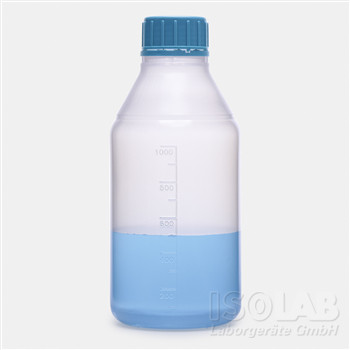 Narrow neck bottle 250 ml, PP GL 45, with screw-cap, clear