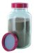   Wide-neck bottle RK 250 GT 250 ml, thread diam. 55 mm, clear glass, with closure