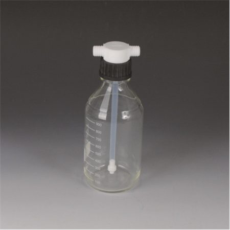Scrubber bottle Vitrum 500ml GL45, borosilicate glass 3.3
