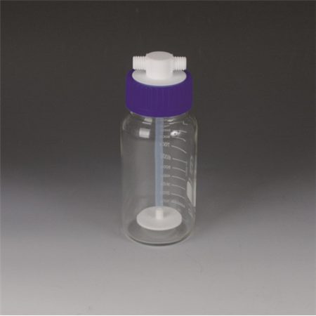 Scrubber bottle Vitrum 500ml GLS80, Borosilikatglas 3.3