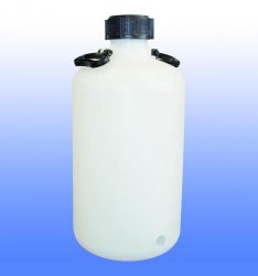 LLG-Bottle (carboy) 5 ltr. narrow mouth, ? 167 x H 355mm, w/o stopcock, HDPE