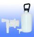   LLG-Bottle (carboy) 10 ltr. narrow mouth, diam. 212 x H 430mm, w.stopcock, HDPE