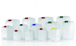 Industrial jerrycan without closure 2,5 l, natural, with UN approval closure 9.140 040