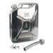 Canister, 18/10-steel, 10 l with screw cap and tube