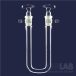   Drying tube U shaped, 180mm diam. 18mm, socket NS 19/26, with stopcock, Boro 3.3