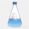   Erlenmeyer flask 100 ml Borosilicate glass 3.3, white graduated, with screw-cap GL32