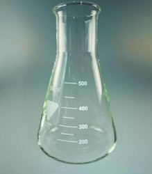 Erlenmeyer flasks 50ml wide neck boro 3.3, pack of 10
