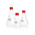 Erlenmeyer flasks,DURAN®,with screw cap, cap. 100 ml