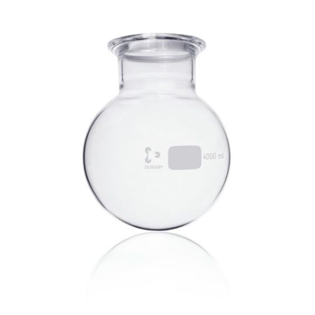 Flat flange round bottom flask, DURAN, DN 100, cap. 2000 ml