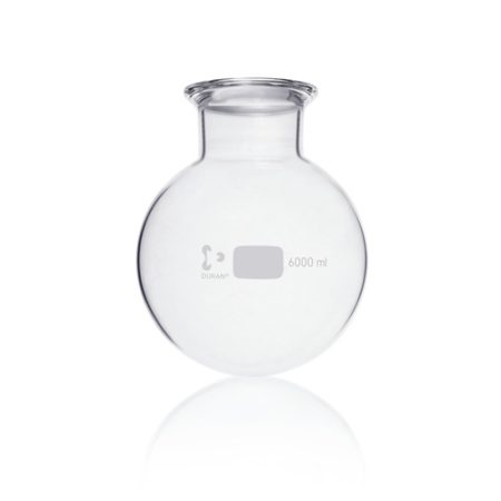 Flat flange round bottom flask, DURAN, DN 100, cap.6000 ml