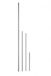   stirring rod for shaft with M6 thread 300 x 6 mm, stainless steel