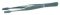 Cover glass forceps, 105 mm 18/10 steel, straight