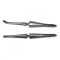   LLG-Forceps for cover slips, self-locking 105mm, curved, stainless steel 4301