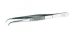 Forceps 160 mm rounded bent, stainless steel