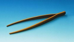 Forceps,POM,round tips,length 250 mm
