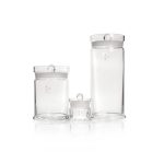 Specimen jars,DURAN®,with knob lid,100x100mm high