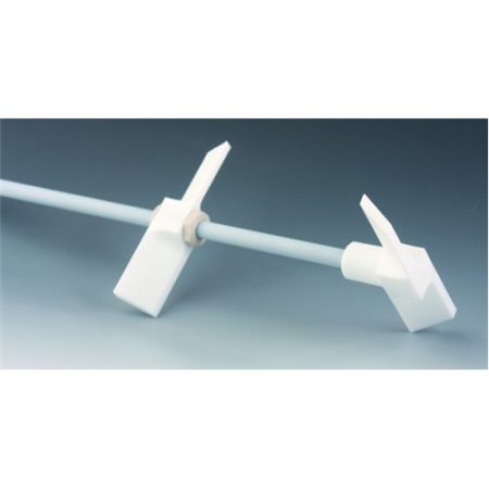 Stirrer rotor, double propellor shaft 600x8mm, 80x12mm PTFE
